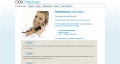 Desktop Screenshot of coxprovoice.com